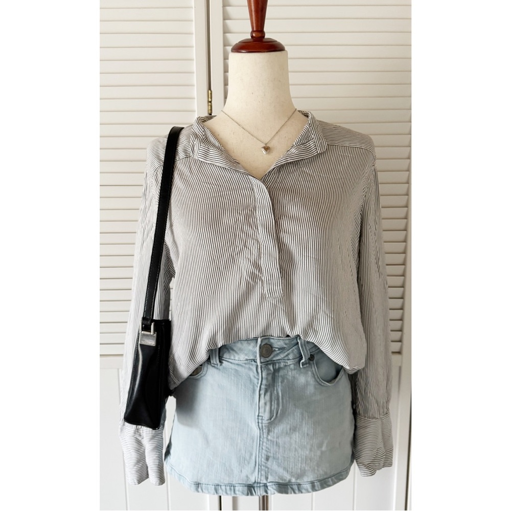 Ann Taylor Office Casual Long Sleeve Blouse Top
